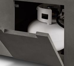 Arbor Concrete Rectangular Fire Pit Table (60")