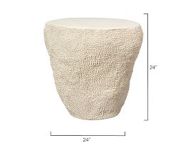 Ashwood Round Outdoor Side Table (17"-24")