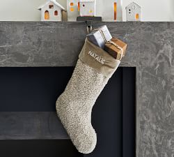 Cozy Teddy Faux Fur  Stockings