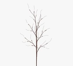 Lit Faux Twig Branches, 37" - Set of 6