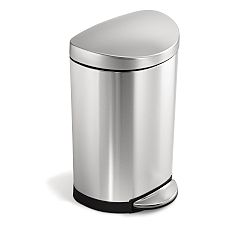 Simplehuman® 10 Liter Semi-Round Trash Can