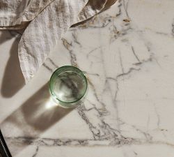 Darlyn Marble Round Outdoor Dining Table (42 - 55&quot;)