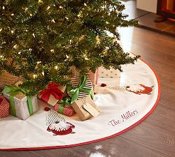 Gnome Crewel Tree Skirt