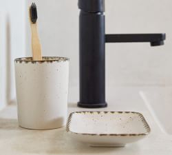 Matte Glaze Casafina Toscana Stoneware Bathroom Accessories