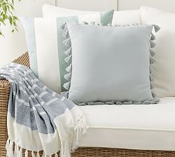 Movie Night Chambray Outdoor Pillow Set