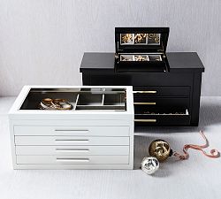 Open Box: Stella Jewelry Boxes - Black