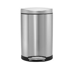 Simplehuman® 10 Liter Semi-Round Trash Can