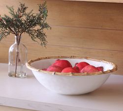 Bamboo Outdoor Melamine Salad Bowl