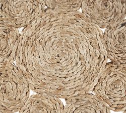 Circular Hand-Braided Jute Placemats - Set of 4