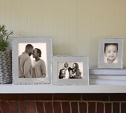 Pearl Drop Recycled Metal Frame