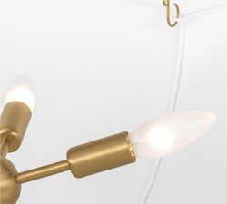 Rosy Round Chandelier (24" - 32")