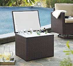 Benson Outdoor Wicker Cooler