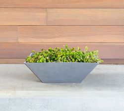 All Weather Eco Hevea Prism Bowl Outdoor Planters