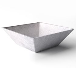 All Weather Eco Hevea Prism Bowl Outdoor Planters
