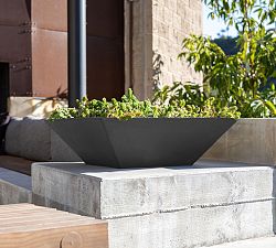 All Weather Eco Hevea Prism Bowl Outdoor Planters