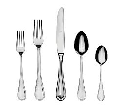Open Box: Boheme Italian Stainless Steel 5-Piece Flatware Set - Mirror