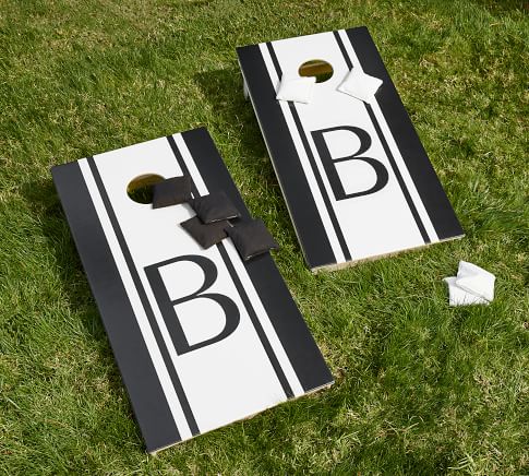 Bean Bag Toss Game With Monogram
