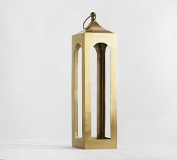 Open Box: Caleb Lantern, Large (36") - Brass