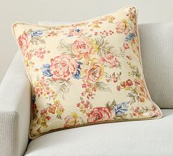 Open Box: Cammi Floral Printed Pillow, 24" - Ivory Multi