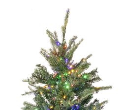 Pre-lit Faux Natural Cut Monaco Pine