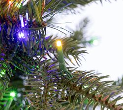 Pre-lit Faux Natural Cut Monaco Pine