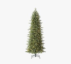 Open Box: Lit Oregonian Slim, 7.5 Ft. - Clear LED Lights