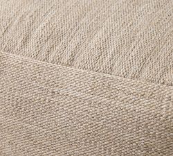 Woven Textured Pouf