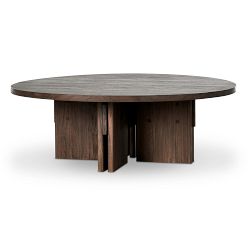 Enid Teak Round Outdoor Coffee Table (48")