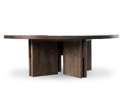 Enid Teak Round Outdoor Coffee Table (48")