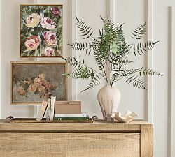 Sandy's Rose Garden Framed Canvas Print