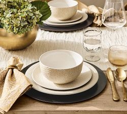 Elena Stoneware Dinner Plates - Set of 4