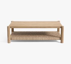 Bolinas Rectangular Woven Coffee Table (54")