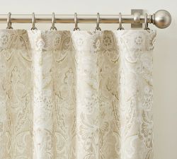 Golden Haze Printed Curtain