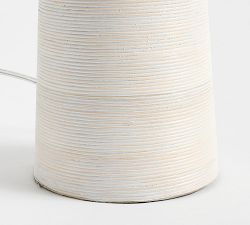 Harbor Rattan Table Lamp (22")