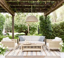 Marina Cane Outdoor Sofa (76")