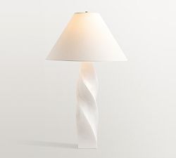 Matilda Twisted Marble Table Lamp (26")