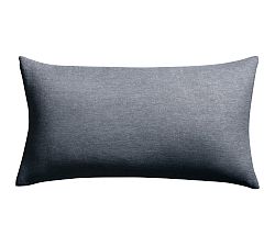 Open Box: Classic Belgian Flax Linen Knife Edge Sham, King, Set of 3 - Steel Blue