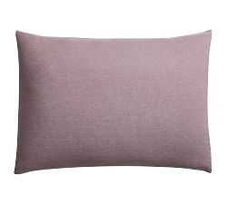 Open Box: Classic Belgian Flax Linen Knife Edge Sham, Standard, Set of 2 - Fig