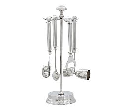 Open Box: Harrison 5-Piece Bar Tool Set - Silver