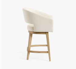 Baldwin Upholstered Swivel Stool