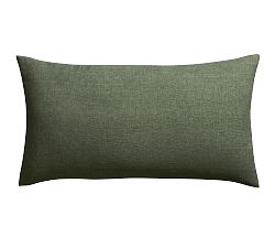 Open Box: Classic Belgian Flax Linen Knife Edge Sham, King, Set of 2 - Cypress