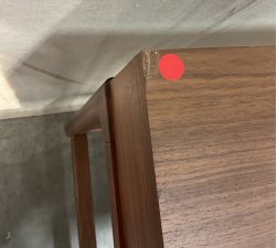 Open Box: Zena Writing Desk with Drawers - Natural