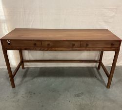Open Box: Zena Writing Desk with Drawers - Natural