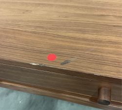 Open Box: Zena Writing Desk with Drawers - Natural