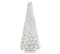 Open Box: Mercury Glass Tree Cloche, Large 22"H - Silver