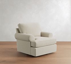 Buchanan Roll Arm Swivel Chair