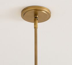 Andre Rattan Round Pendant (24")