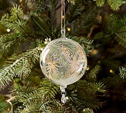 Handblown Gold Glass Ornament