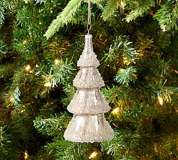 Mercury Silver Tree Ornament