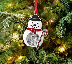 Enamel Frame Snowman Ornament